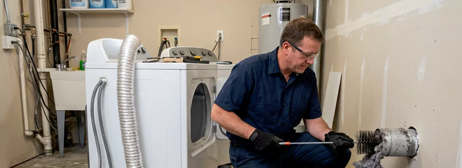Clogged Dryer Vent Repair in Jackson Township, New Jersey