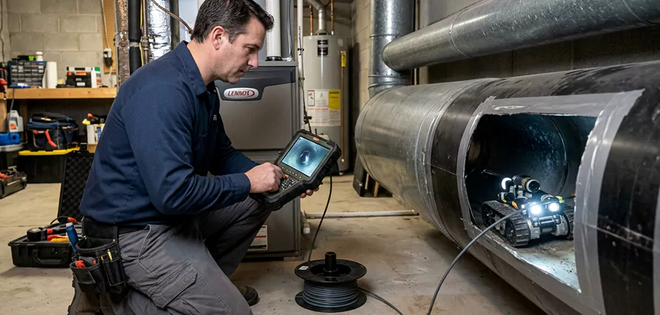 Robotic Duct Inspection in Jackson Township, NJ
