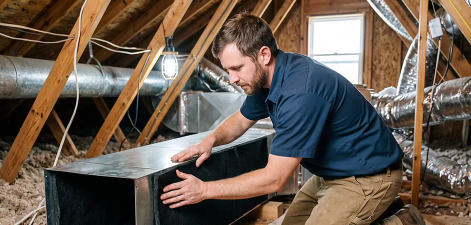 Acoustic Duct Liner Installation in Jackson Township