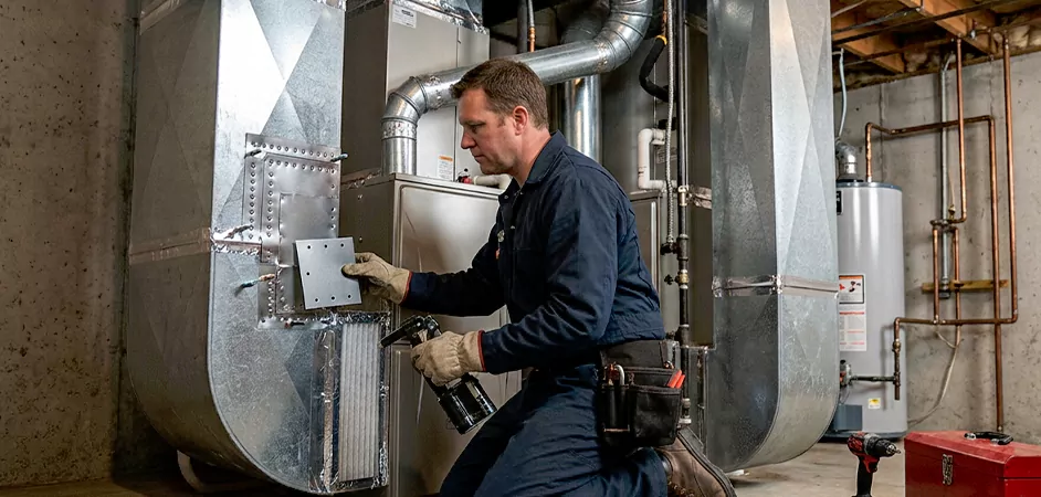 Supply and Return Plenum Repair in Jackson Township