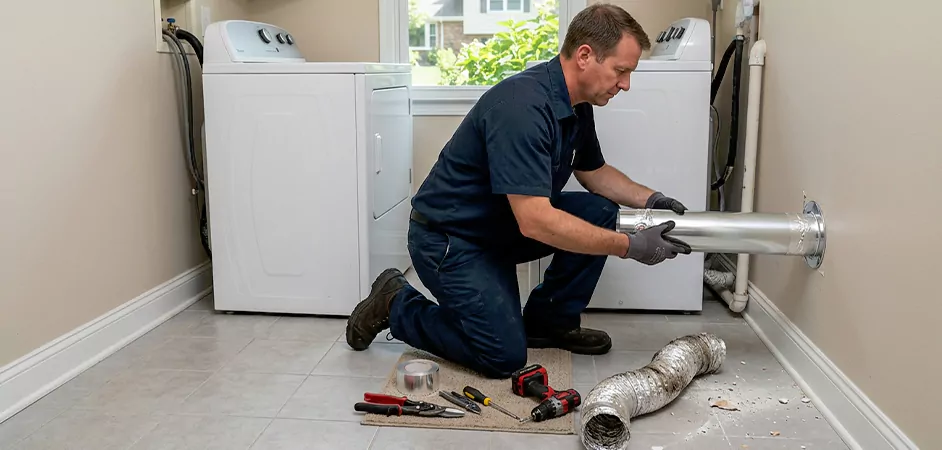 Dryer Vent Replacement in Jackson Township