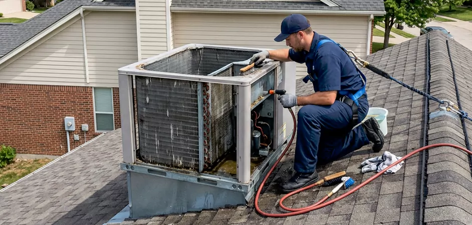 Rooftop Unit Cleaning in Jackson Township