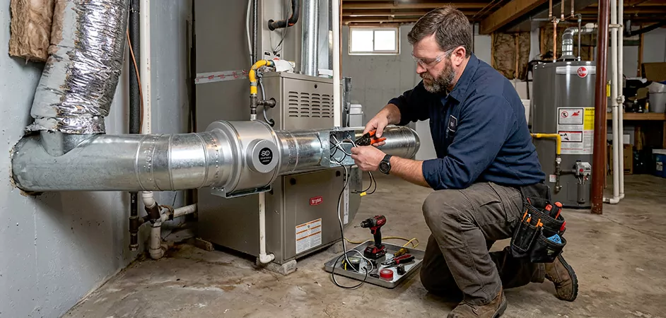Booster Fan Installation in Jackson Township