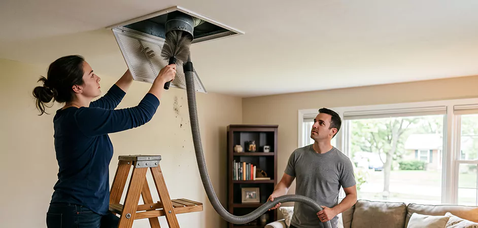Roof and Wall Exhaust Cap Cleaning in Jackson Township