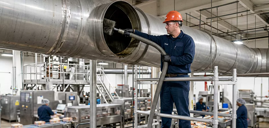 Food Processing Facility Duct Cleaning in Jackson Township