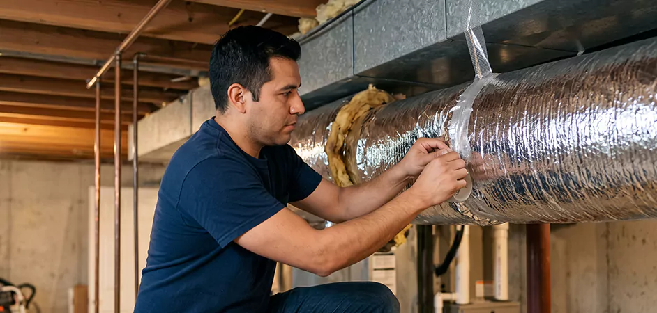Duct Insulation Upgrade in Jackson Township