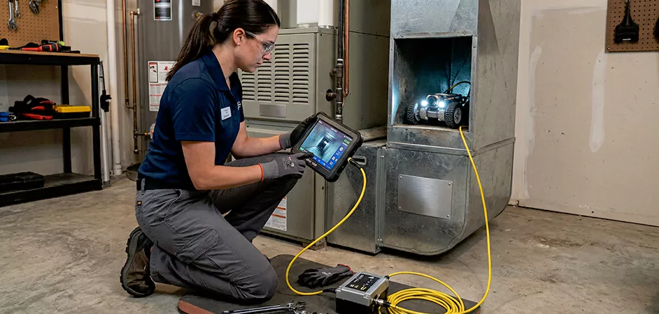 Robotic Duct Inspection in Jackson Township